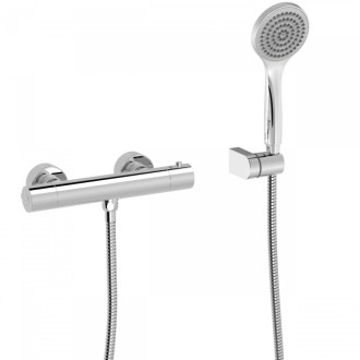 Sprchová batéria Tres Base-Tres Plus so sprchovacím setom 150 mm chróm 21616409