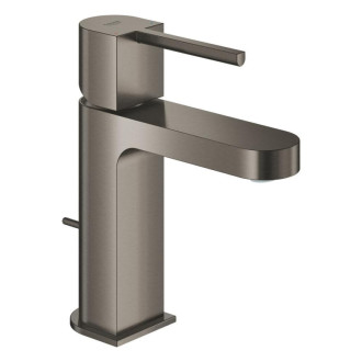 Umývadlová batéria Grohe Plus s výpustom kartáčovaný Hard Graphite 32612AL3