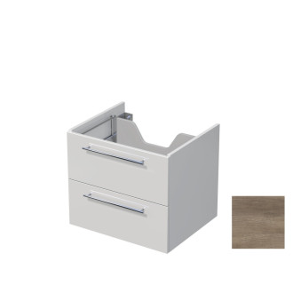 Kúpeľňová skrinka pod dosku s 2 zásuvkami Naturel Ratio 90x56x50 cm dub Nebraska sivý ZB902Z56.32
