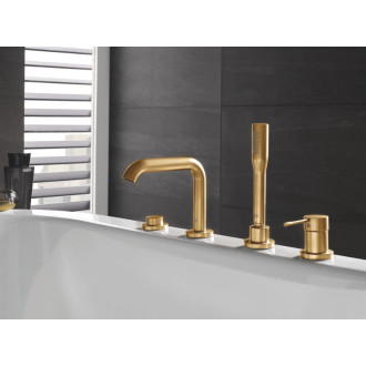 Vaňová batéria Grohe Essence New s vaňovým setom Brushed Cool Sunrise 19578GN1