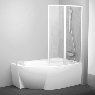 Vaňová zástena Ravak Supernova 150x140 cm biela 76P7010041