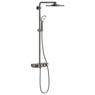 Sprchový systém Grohe Euphoria SmartControl na stenu s termostatickou batériou Hard Graphite 26507A00