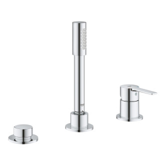 Vaňová batéria Grohe Lineare so sprchovacím setom chróm 19965001