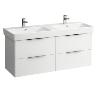 Kúpeľňová skrinka pod umývadlo Laufen Base 126x53x44 cm biela mat H4025141102601