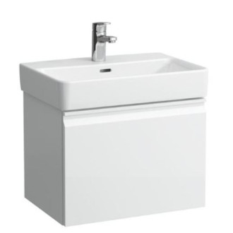Kúpeľňová skrinka pod umývadlo Laufen Pro 52x37x39 cm biela lesk H4830210954751