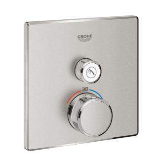 Sprchová batéria Grohe Smart Control bez podomietkového telesa supersteel 29123DC0