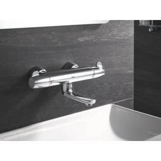 Umývadlová batéria Grohe Grohtherm Special bez výtokového ramena 150 mm chróm 34666000