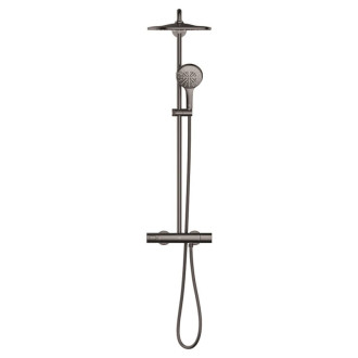 Sprchový systém Grohe Rainshower s termostatickou batériou Hard Graphite 26836A00