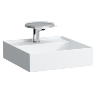 Umývadlo Laufen Kartell By Laufen 46x46 cm otvor pre batériu, bez prepadu H8153314001111