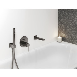 Vaňová batéria Grohe Plus bez podomietkového telesa kartáčovaný Hard Graphite 24060AL3