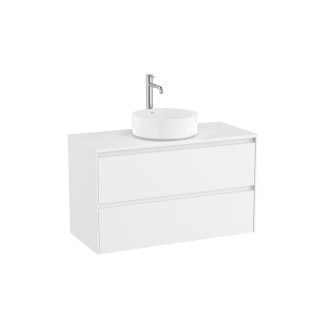 Kúpeľňová skrinka pod umývadlo Roca ONA 99,4x58,3x45,7 cm biela mat ONADESK1002ZBM