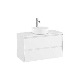 Kúpeľňová skrinka pod umývadlo Roca ONA 99,4x58,3x45,7 cm biela mat ONADESK1002ZBM