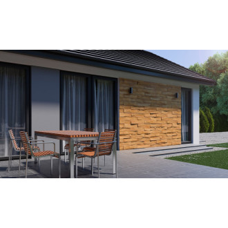 Obklad Stones Log beige 53x11,7 cm reliéfne LOGBE