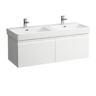 Kúpeľňová skrinka pod umývadlo Laufen Pro S 116x39,5x45 cm biela mat H4835630964631