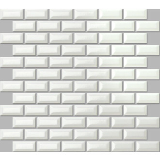 Keramická mozaika Premium Mosaic biela 30x30 cm lesk MOS2348WH