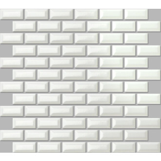 Keramická mozaika Premium Mosaic biela 30x30 cm lesk MOS2348WH