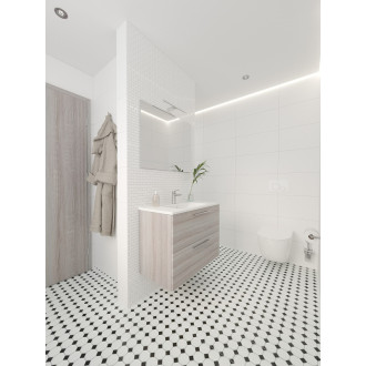 Keramická mozaika Premium Mosaic biela 30x30 cm lesk MOS2348WH