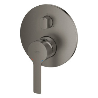 Vaňová batéria Grohe Lineare bez podomietkového telesa kartáčovaný Hard Graphite 24095AL1