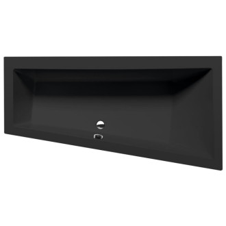 Asymetrická vaňa Polysan ANDRA R 90x170 cm akrylát pravá čierna 81511BM