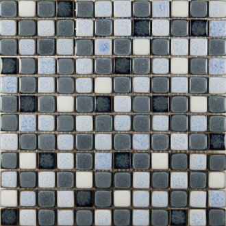 Keramická mozaika Premium Mosaic sivá 30x30 cm lesk MOSS23MIX2