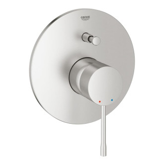 Vaňová batéria Grohe Essence New bez podomietkového telesa supersteel 19285DC1
