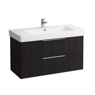 Kúpeľňová skrinka pod umývadlo Laufen Base 101x53x44 cm tmavý brest H4024521102631