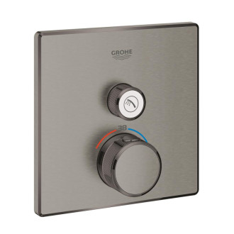 Sprchová batéria Grohe Grohtherm Smartcontrol bez podomietkového telesa kartáčovaný Hard Graphite 29123AL0