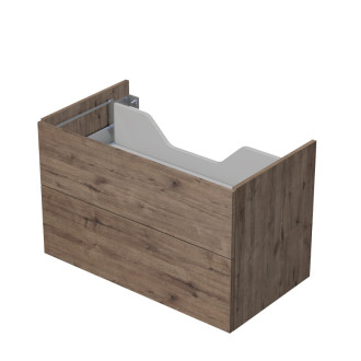 Kúpeľňová skrinka pod dosku s 2 zásuvkami Naturel Ratio 90x56x50 cm dub Wellington ZB902Z56PU.D370