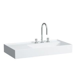 Umývadlo Laufen Kartell By Laufen 90x46 cm otvor pre batériu, bez prepadu H8103390001111