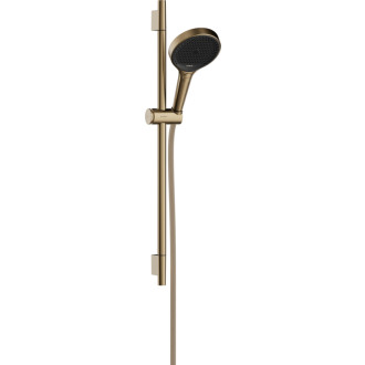 Sprchový set Hansgrohe Rainfinity na stenu kartáčovaný bronz 28745140
