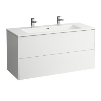 Kúpeľňová skrinka s umývadlom Laufen Base 120x61x50 cm svetlý brest H8649632621071