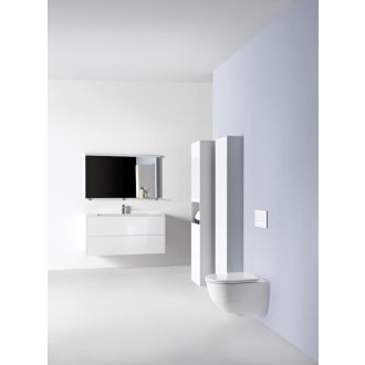 Kúpeľňová skrinka s umývadlom Laufen Base 120x61x50 cm svetlý brest H8649632621071