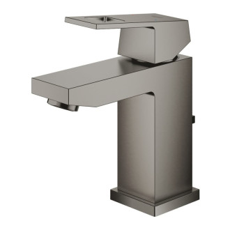 Umývadlová batéria Grohe Eurocube s výpustom kartáčovaný Hard Graphite 23127AL0