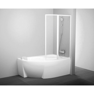 Vaňová zástena Ravak Supernova 150x150 cm biela 76P80100Z1