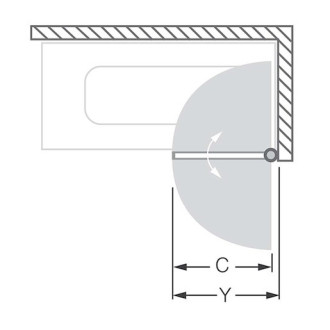 Vaňová zástena Roth Screen Mini 140x66 cm Brillant 217-7000000-00-09