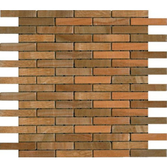 Kamenná mozaika Premium Mosaic Stone oranžová 30x30 cm mat STMOS1575ORW