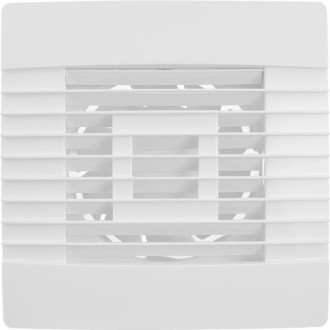 Haco ventilátor stenový biely s žalúziou AVPRO150S
