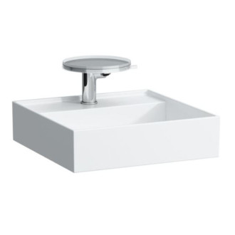 Umývadlo Laufen Kartell By Laufen 46x46 cm otvor pre batériu, bez prepadu H8153310001111