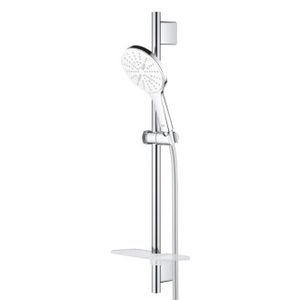 Sprchový set Grohe Rainshower SmartActive na stenu s poličkou mesačná biela 26577LS0
