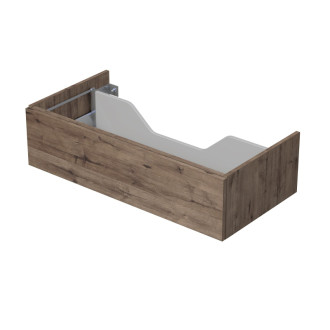Kúpeľňová skrinka pod dosku s 1 zásuvkou Naturel Ratio 100x26x50 cm dub Wellington ZB1001Z26PU.D370