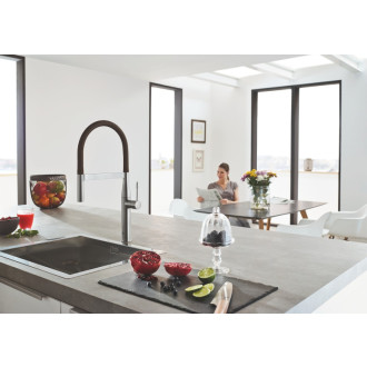 Grohe ESSENCE Hadica kuchynské batérie, Dark Brown G30321HG0 (30321HG0)