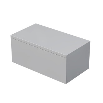 Kúpeľňová skrinka pod umývadlo na dosku Naturel Ratio 90x39,6x50 cm šedá lesk ND901Z36PU.A2736