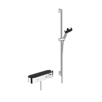 Sprchový set Hansgrohe Pulsify Select na stenu s termostatickou batériou chróm 24270000