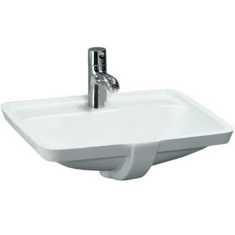Polozápustné umývadlo Laufen Pro 49x36 cm otvor pre batériu uprostred 1196.6.000.104.1