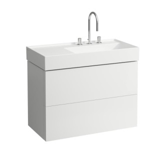 Umývadlo Laufen Kartell By Laufen 90x16 cm bez otvoru pre batériu, bez prepadu H8103394001121