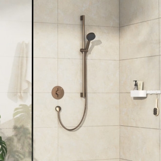 Sprchová batéria Hansgrohe DuoTurn S bez podomietkového telesa kartáčovaný bronz 75618140