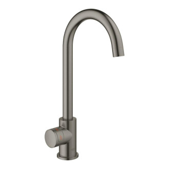 Drezová batéria Grohe Red Mono kartáčovaný Hard Graphite 30085AL1