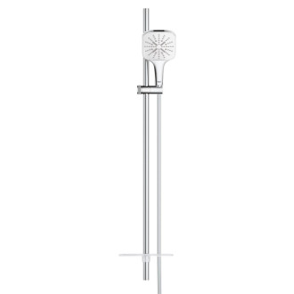 Sprchový set Grohe Rainshower SmartActive Cube na stenu s poličkou mesačná biela 26587LS0