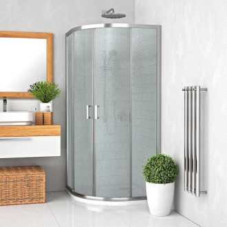 Sprchovací kút štvrťkruh 80x80 cm Roth Lega Line 555-8000000-00-11