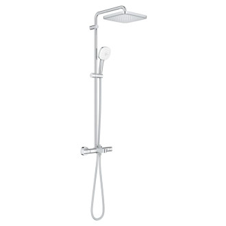 Sprchový systém Grohe Tempesta Cube System s vaňovým termostatom chróm 26975001